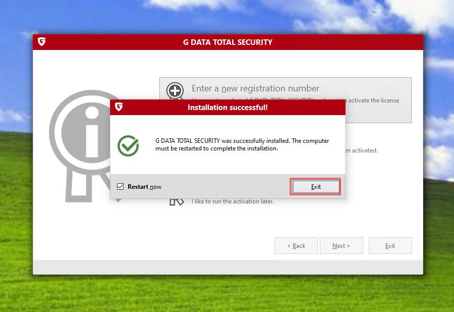 g data antivirus bersion fot windows 10