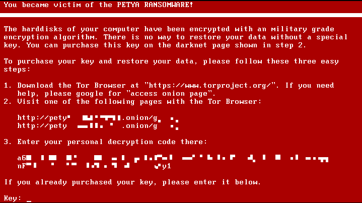 Petya - Ransom Note