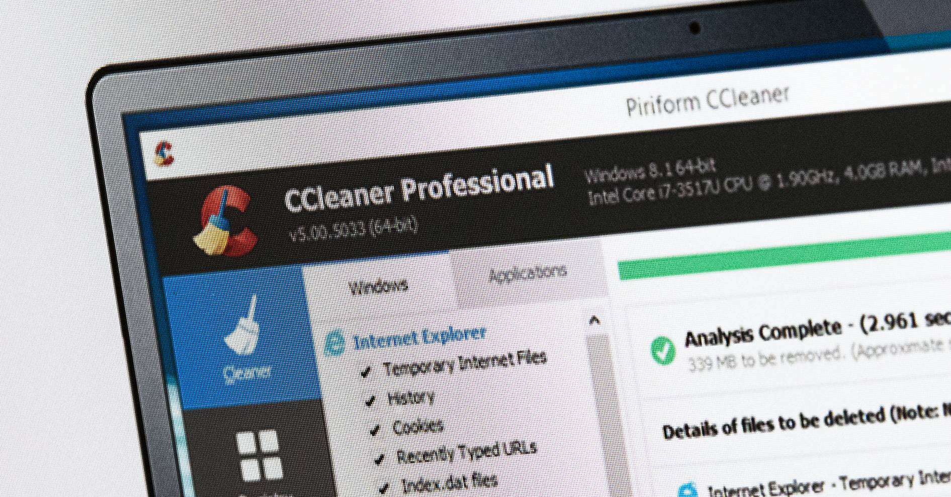 Warning: Malware-laden version of CCleaner 5.33