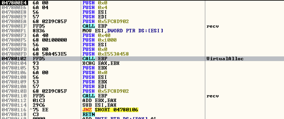 Figure 15: Metasploit framework Reverse TCP connection